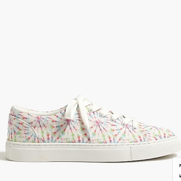 NWT J.Crew Factory Sneakers (Tie-Dye) - Picture 4 of 6